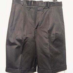 Alexander Mcqueen Black Cotton Bermuda Shorts $1150 size 36(52)